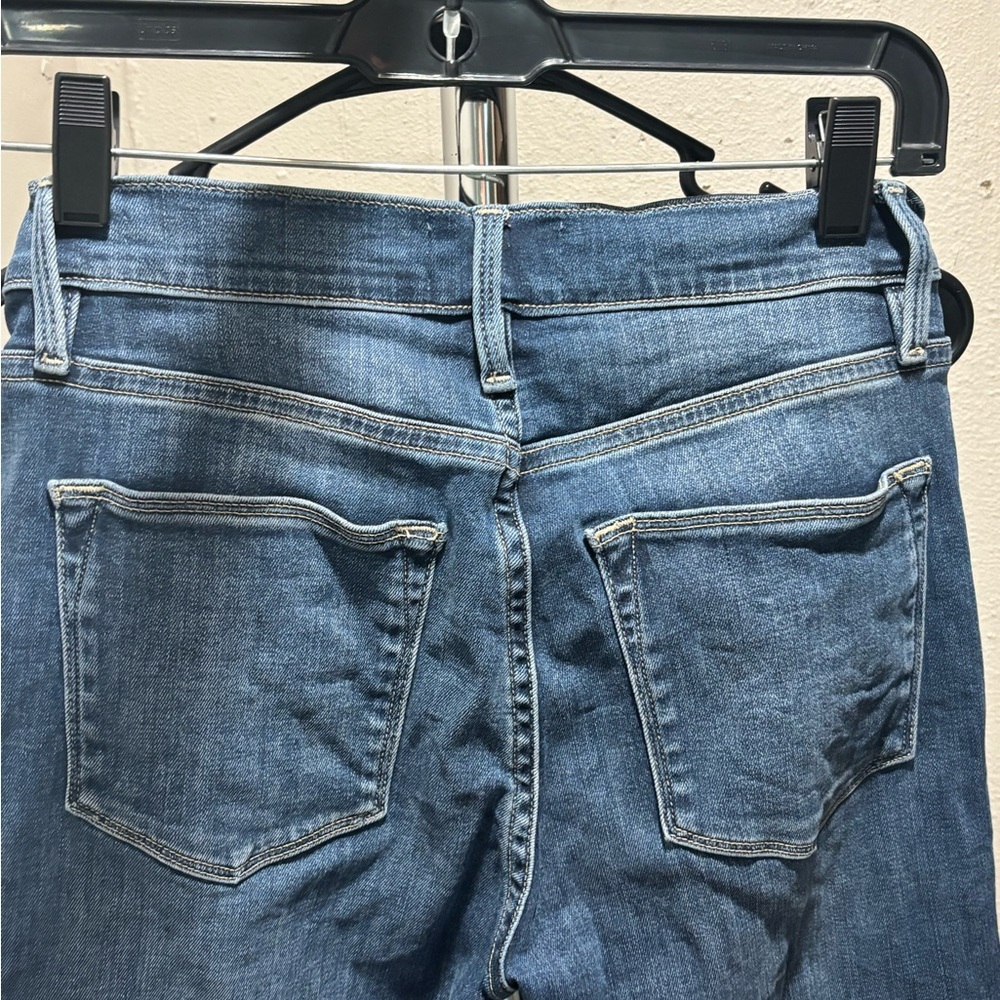 Frame Le straight cropped straight leg distressed jeans size 27 - Picture 7 of 8